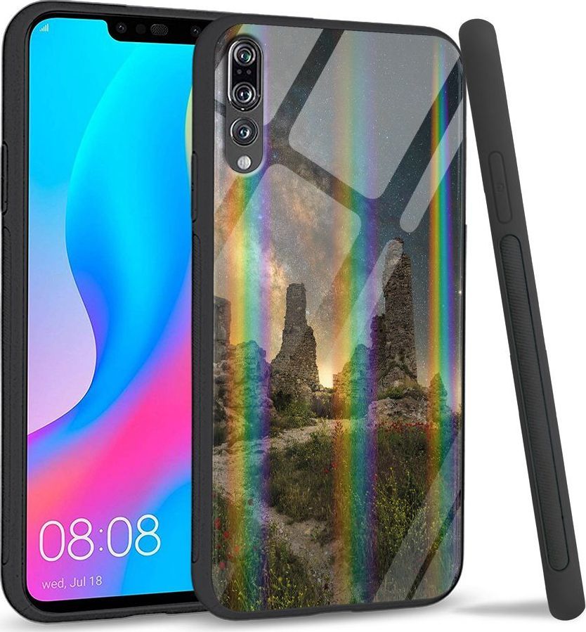 Mojworld Etui na Huawei P20 Pro - Rainbow Series - Stone Path 1