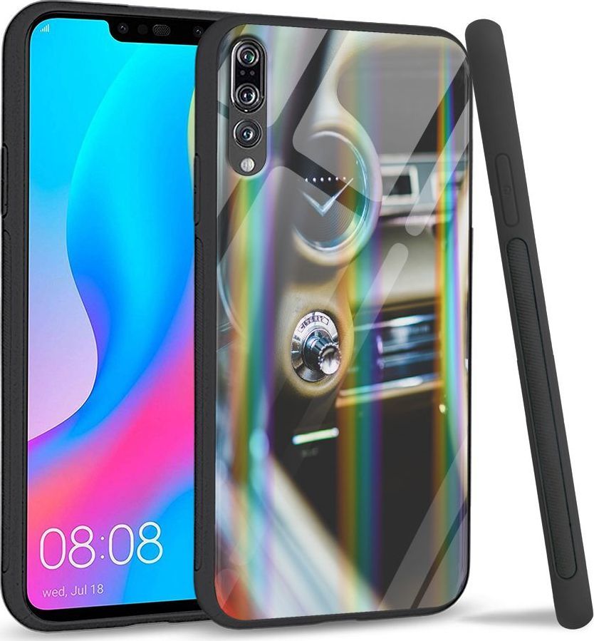 Mojworld Etui na Huawei P20 Pro - Rainbow Series - Roadtrip 1