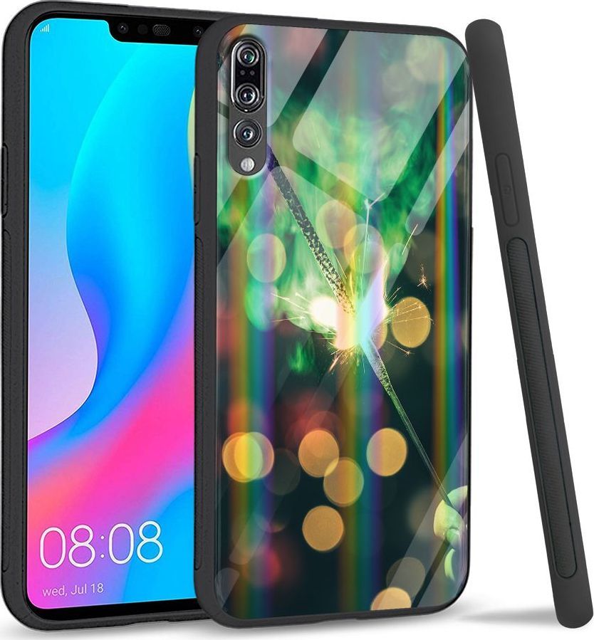 Mojworld Etui na Huawei P20 Pro - Rainbow Series - Firework 1