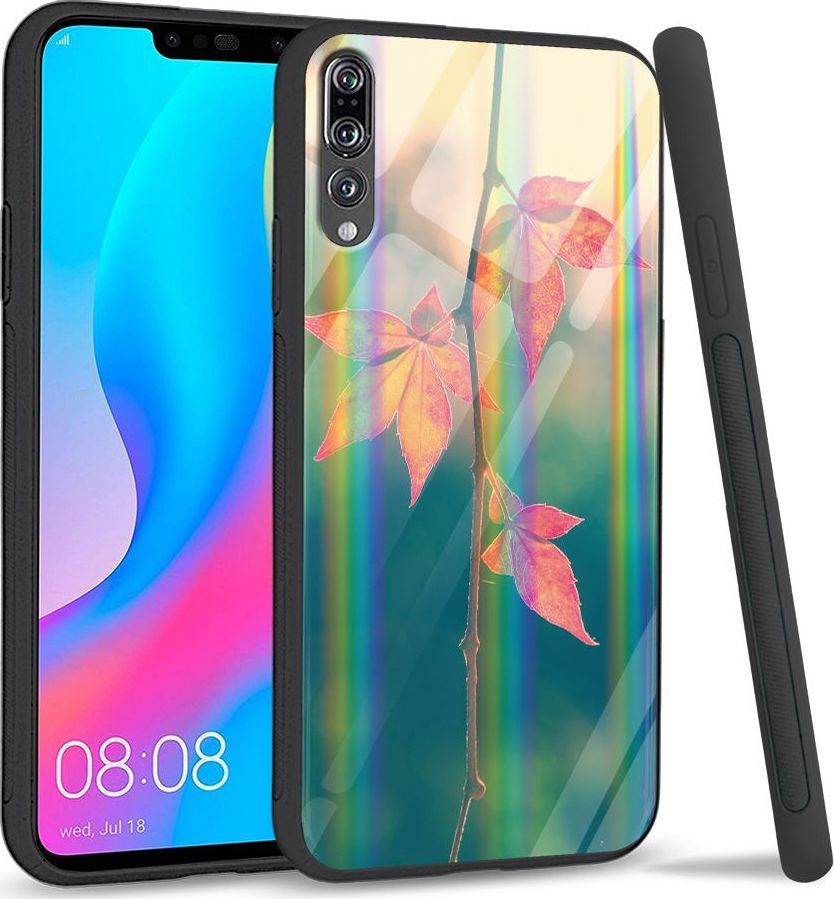 Mojworld Etui na Huawei P20 Pro - Rainbow Series - Autumn Leaves 1
