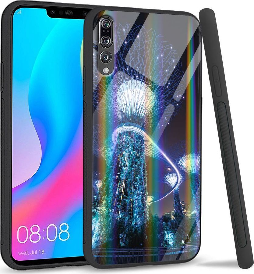 Mojworld Etui na Huawei P20 Pro - Rainbow Series - Architectural Marvel 1