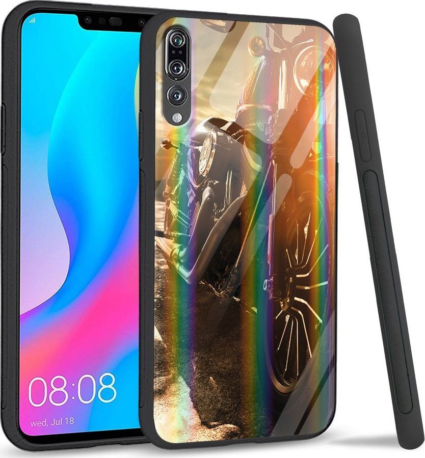 Mojworld Etui na Huawei P20 Pro - Rainbow Series - Harley Davidson 1