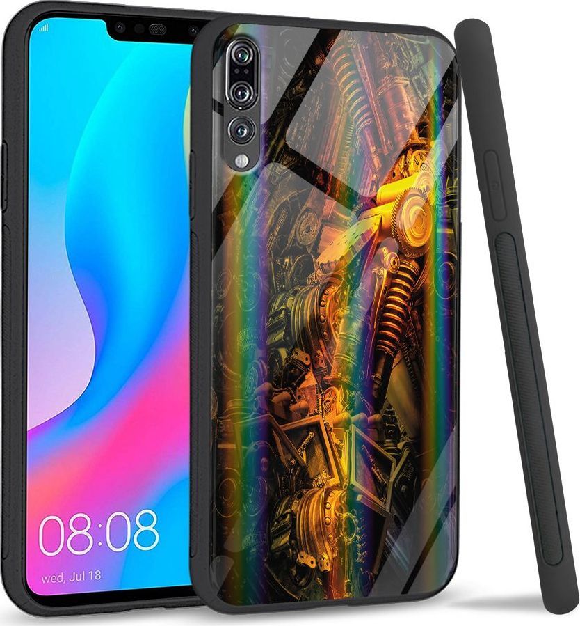 Mojworld Etui na Huawei P20 Pro - Rainbow Series - Machine world 1