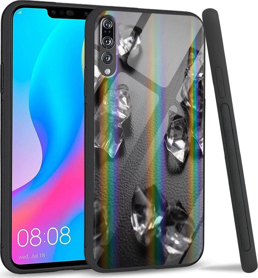 Mojworld Etui na Huawei P20 Pro - Rainbow Series - Glass Cube 1