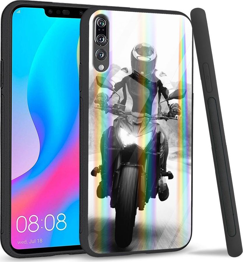 Mojworld Etui na Huawei P20 Pro - Rainbow Series - Racer 1