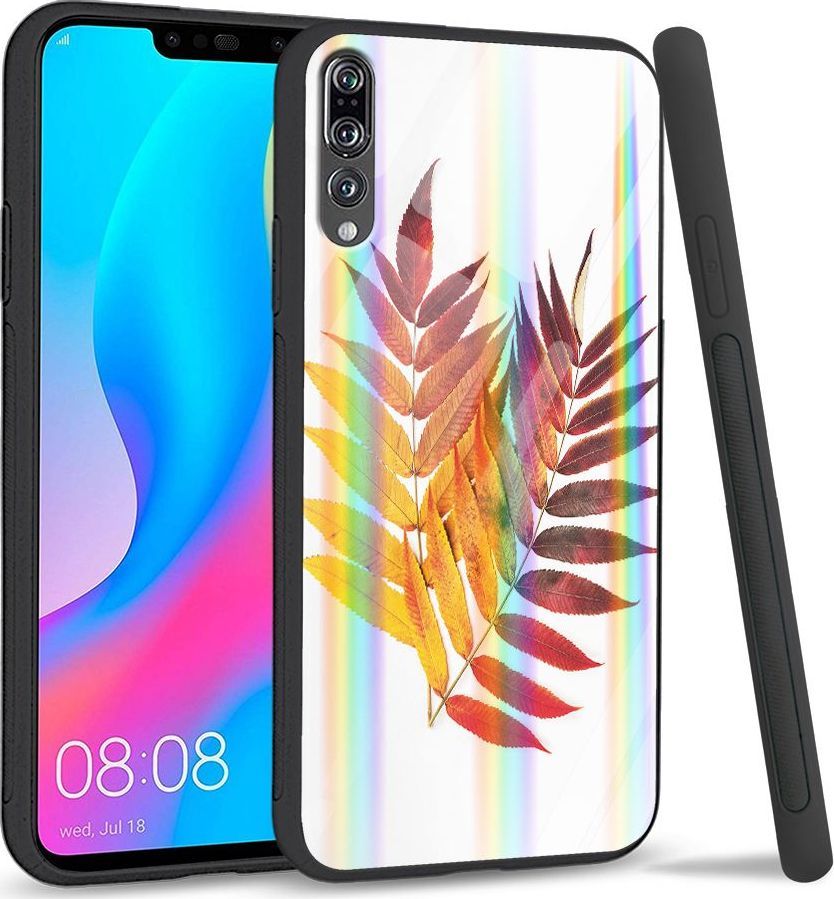 Mojworld Etui na Huawei P20 Pro - Rainbow Series - Autmn leaves 1