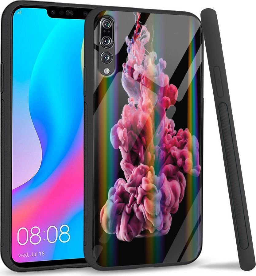 Mojworld Etui na Huawei P20 Pro - Rainbow Series - Water smoke 1
