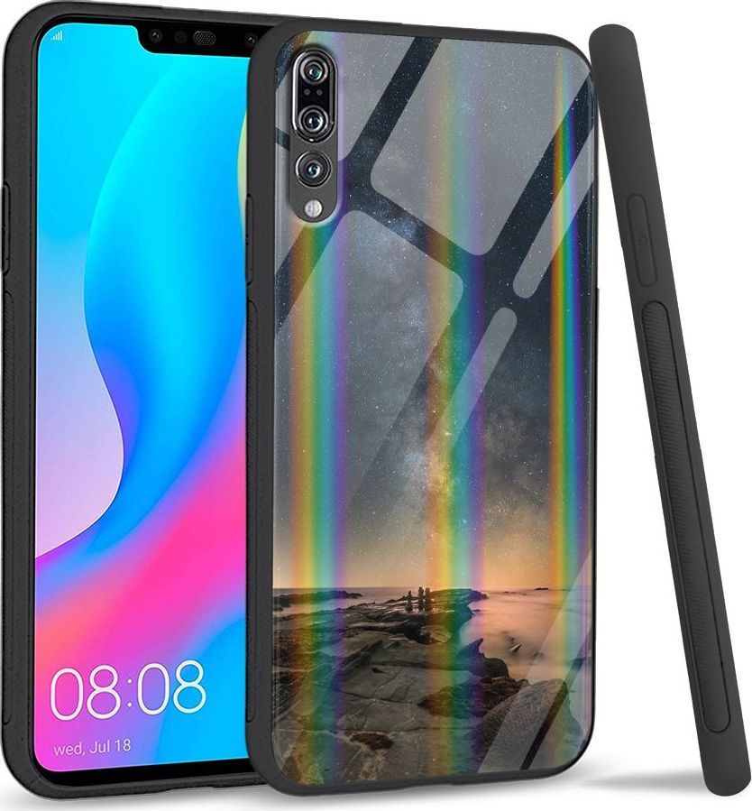 Mojworld Etui na Huawei P20 Pro - Rainbow Series - Stary night rocks 1