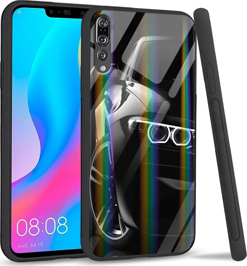 Mojworld Etui na Huawei P20 Pro - Rainbow Series - LED headlights 1