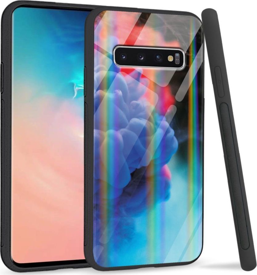Mojworld Etui na Samsung S10 Plus - Rainbow Series - Water color 1