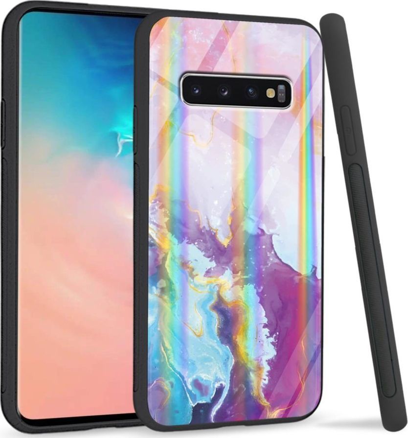 Mojworld Etui na Samsung S10 Plus - Rainbow Series - Beautiful abstract 1