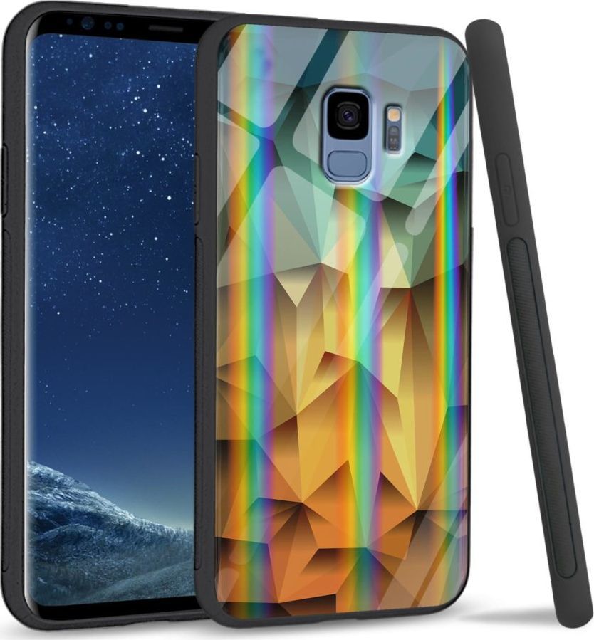 Mojworld Etui na Samsung S9 - Rainbow Series - Polygonal 1