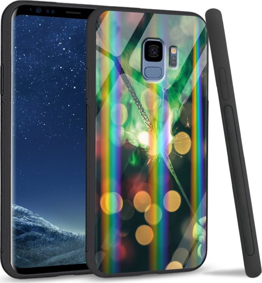 Mojworld Etui na Samsung S9 - Rainbow Series - Firework 1