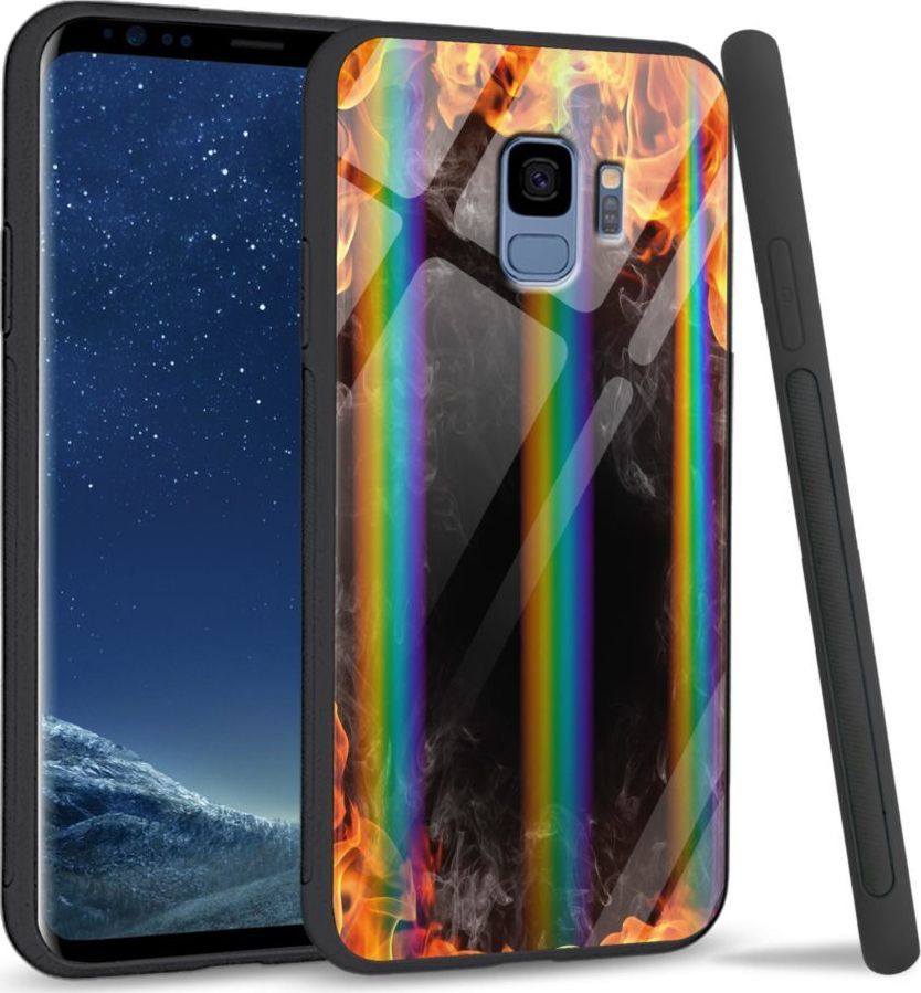 Mojworld Etui na Samsung S9 - Rainbow Series - Hot Fire 1