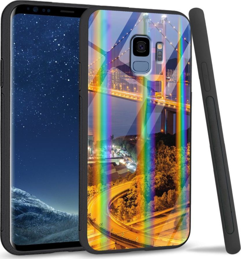Mojworld Etui na Samsung S9 - Rainbow Series - Bridges 1