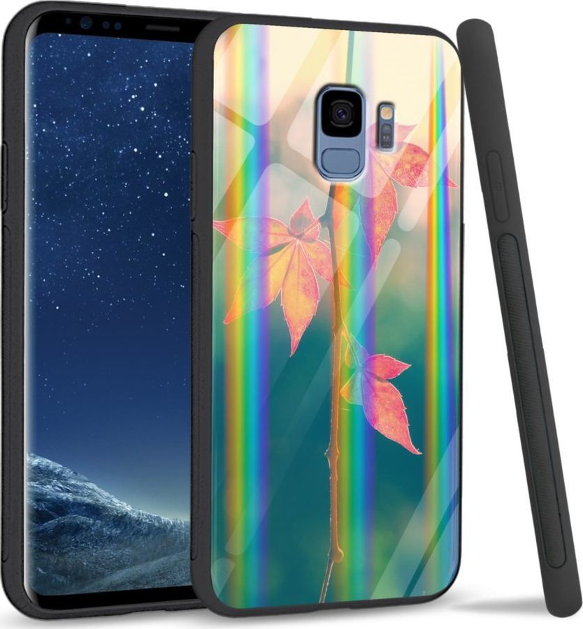 Mojworld Etui na Samsung S9 - Rainbow Series - Autumn Leaves 1