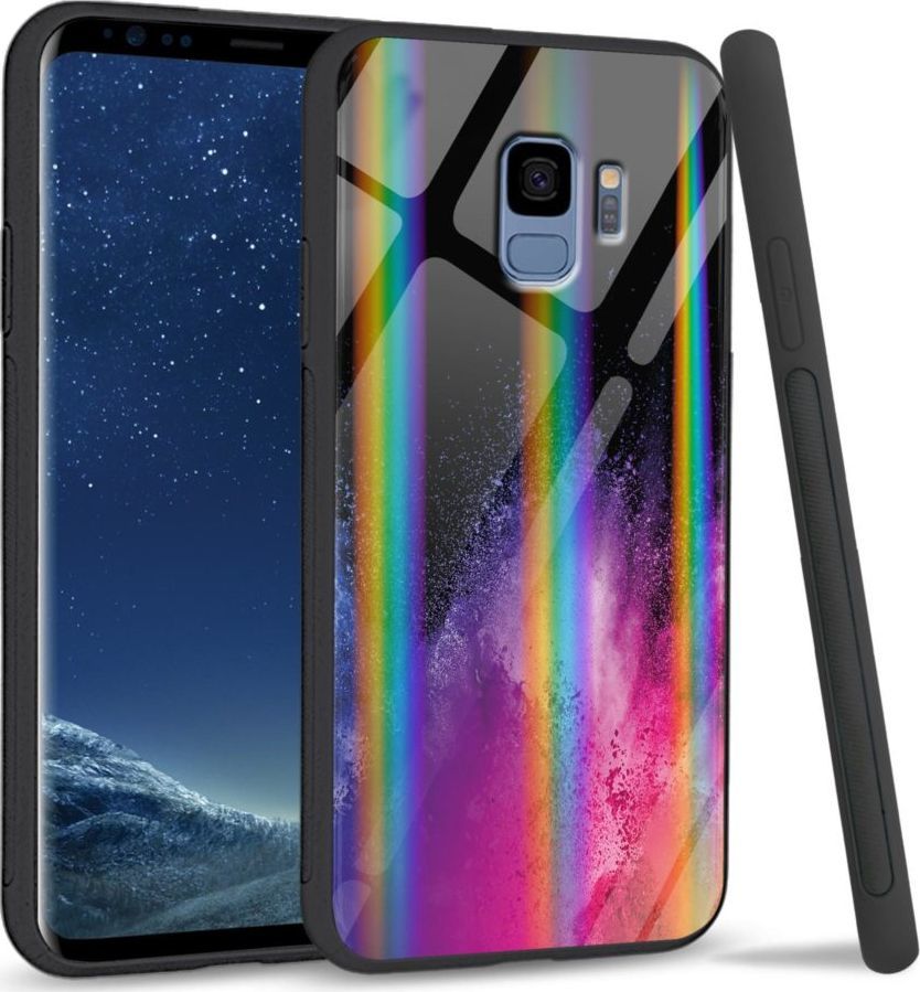 Mojworld Etui na Samsung S9 - Rainbow Series - Splash Colors 1