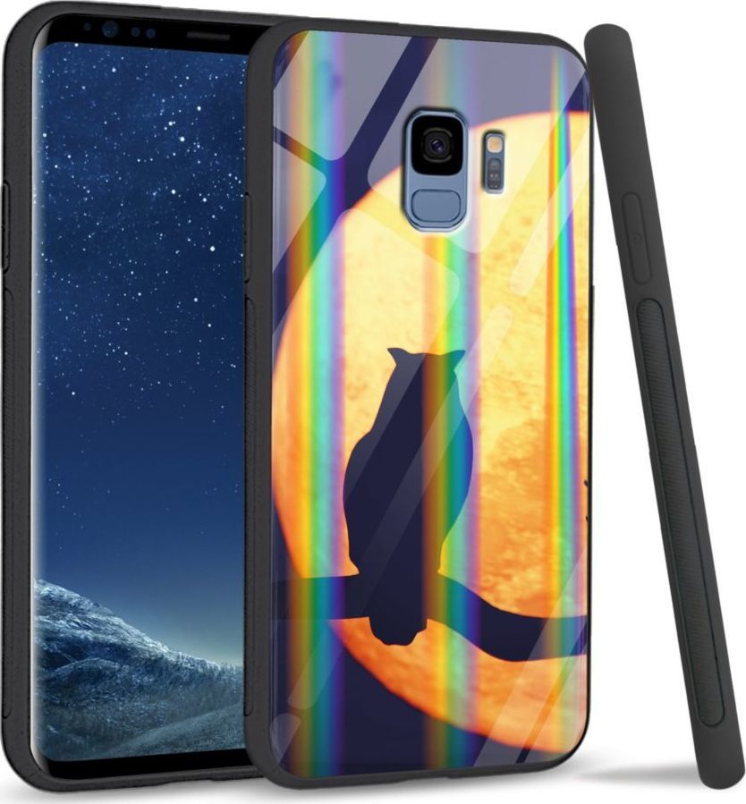 Mojworld Etui na Samsung S9 - Rainbow Series - Night Owl 1
