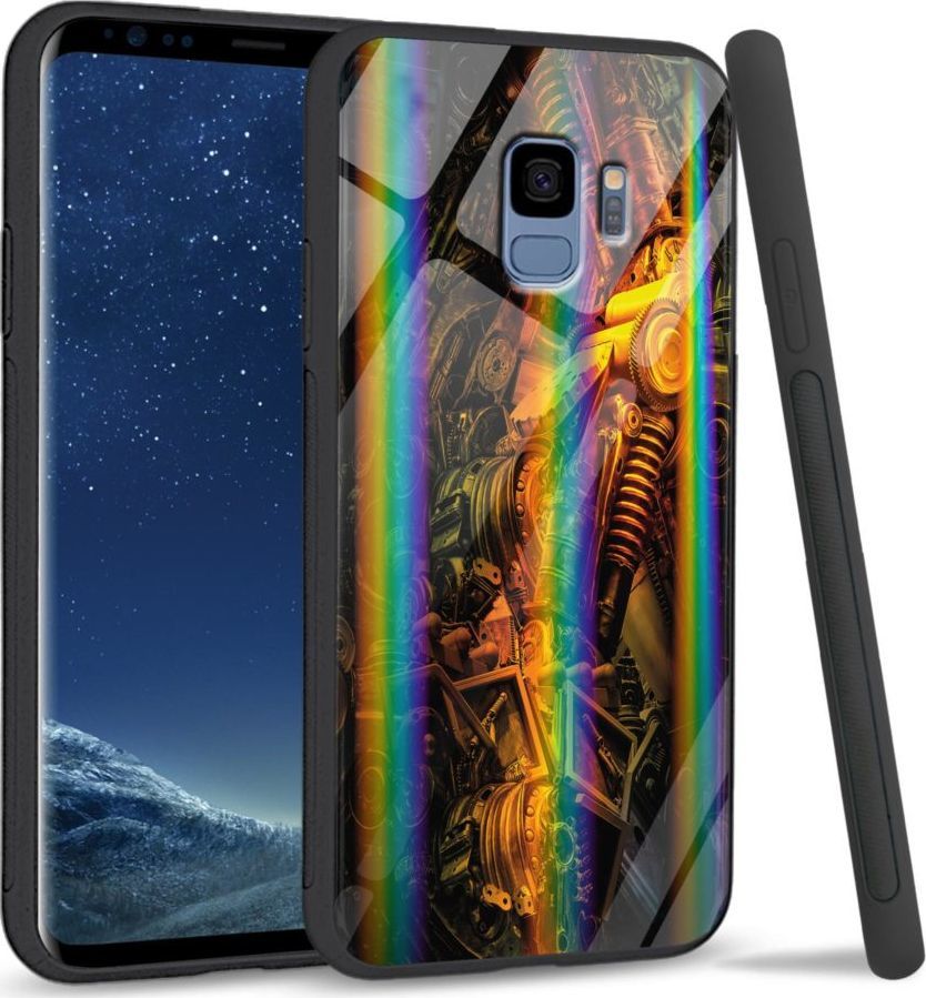 Mojworld Etui na Samsung S9 - Rainbow Series - Machine world 1
