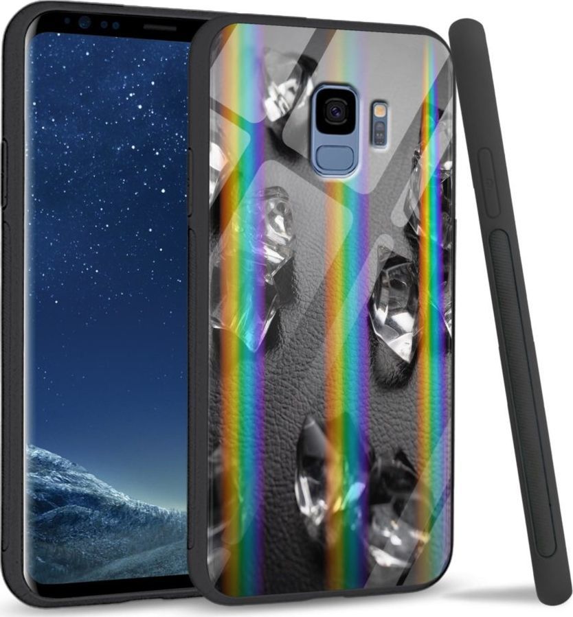 Mojworld Etui na Samsung S9 - Rainbow Series - Glass Cube 1