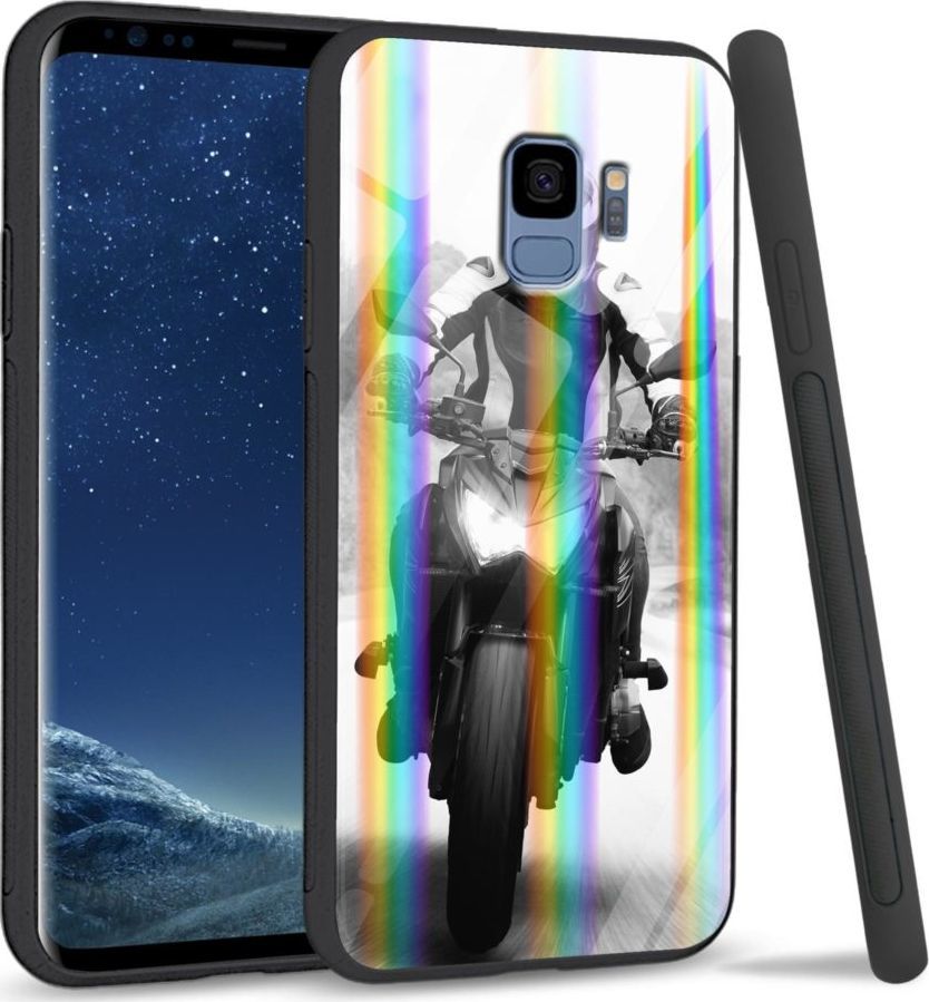 Mojworld Etui na Samsung S9 - Rainbow Series - Racer 1