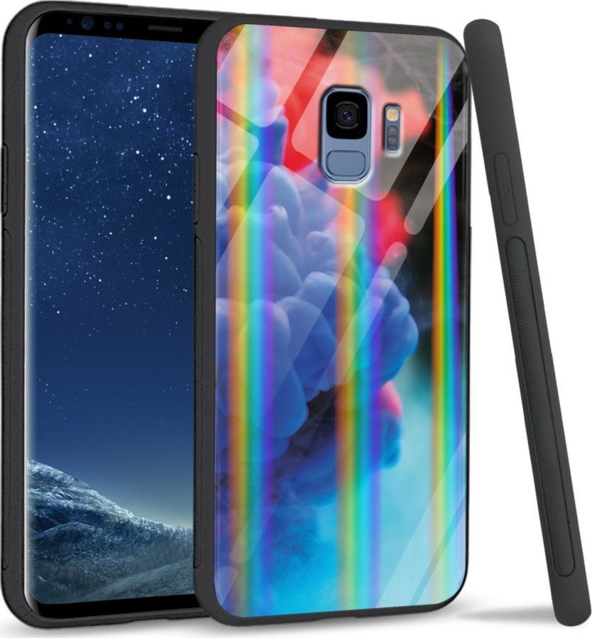 Mojworld Etui na Samsung S9 - Rainbow Series - Water color 1