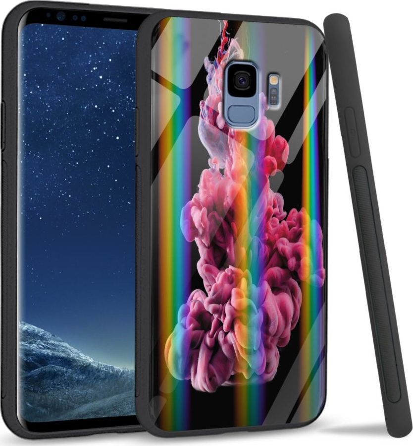 Mojworld Etui na Samsung S9 - Rainbow Series - Water smoke 1