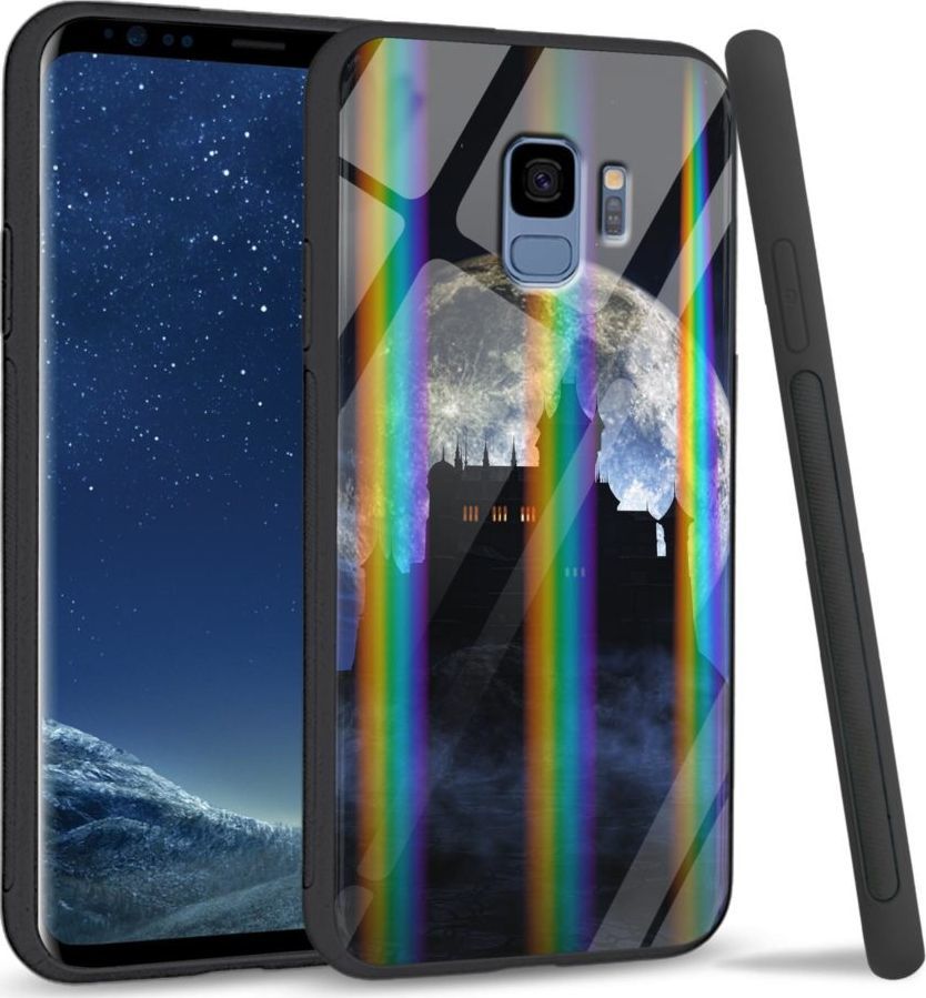Mojworld Etui na Samsung S9 - Rainbow Series - Moon castle 1