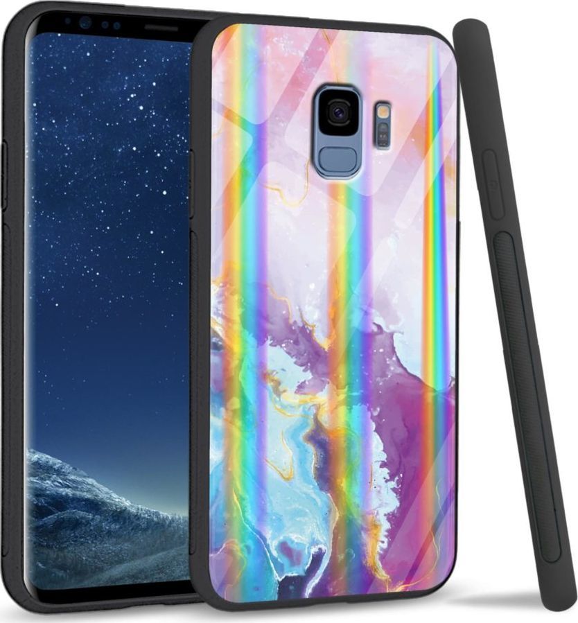 Mojworld Etui na Samsung S9 - Rainbow Series - Beautiful abstract 1