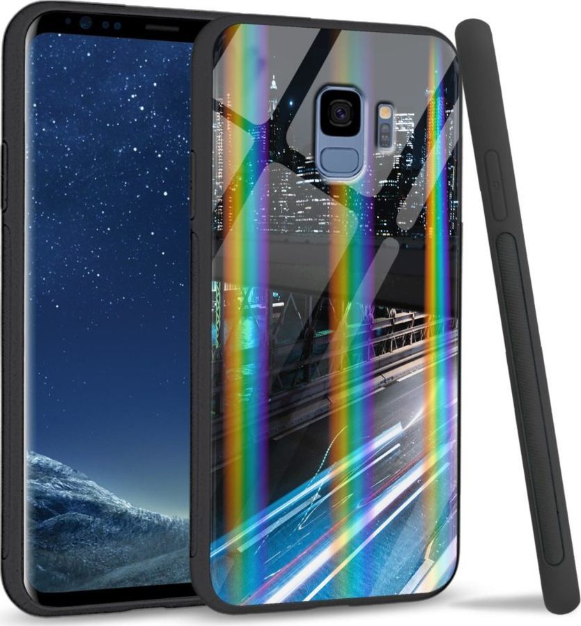 Mojworld Etui na Samsung S9 - Rainbow Series - Cityscape 1