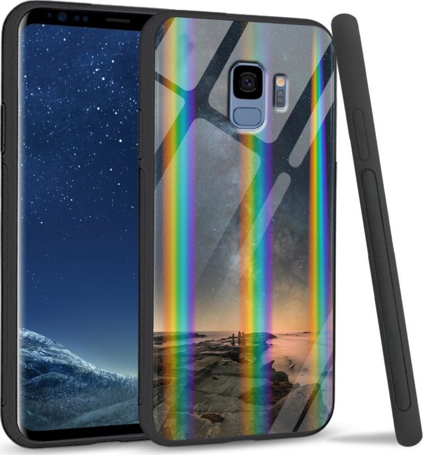 Mojworld Etui na Samsung S9 - Rainbow Series - Stary night rocks 1