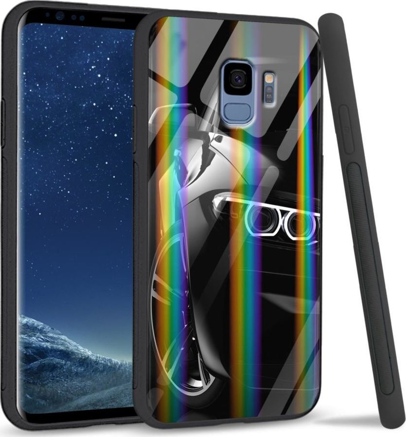 Mojworld Etui na Samsung S9 - Rainbow Series - LED headlights 1