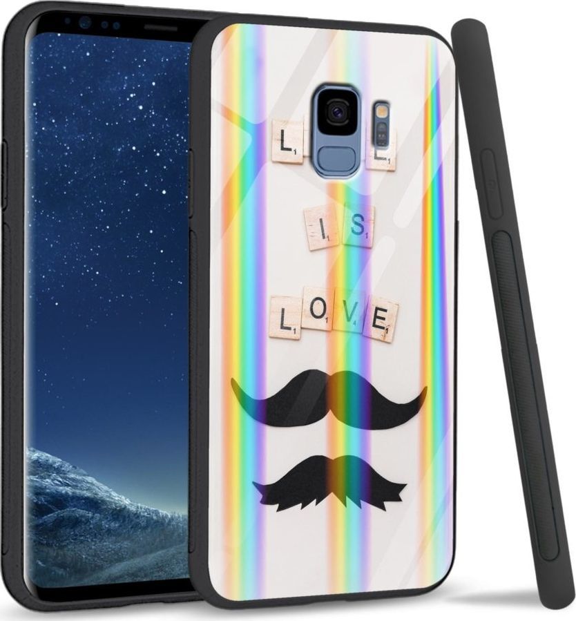 Mojworld Etui na Samsung S9 - Rainbow Series - Love is love 1