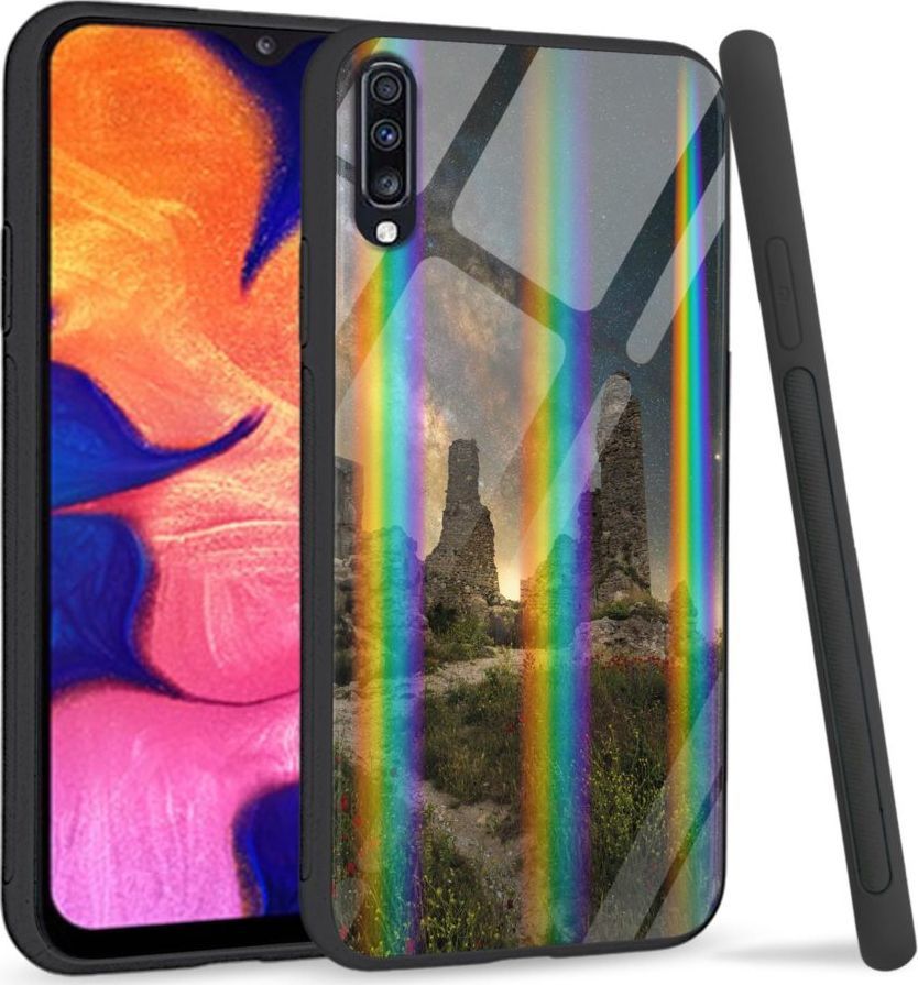 Mojworld Etui na Samsung A70 - Rainbow Series - Stone Path 1