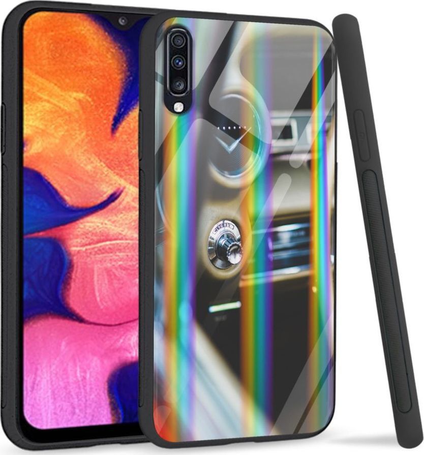 Mojworld Etui na Samsung A70 - Rainbow Series - Roadtrip 1