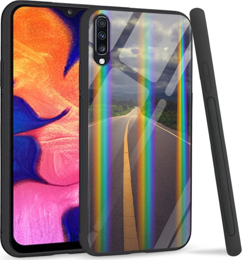 Mojworld Etui na Samsung A70 - Rainbow Series - Road to Heaven 1