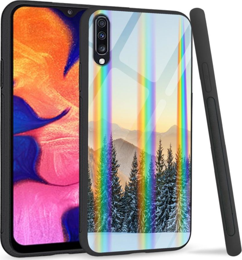 Mojworld Etui na Samsung A70 - Rainbow Series - Cool Winter 1