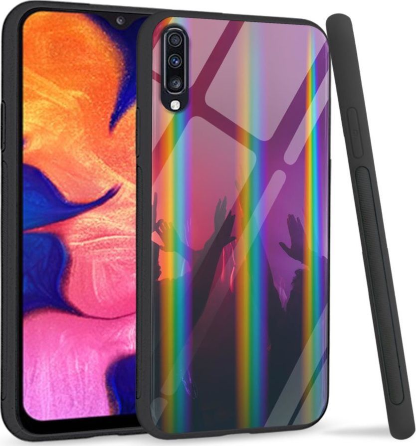 Mojworld Etui na Samsung A70 - Rainbow Series - Party Tonight 1