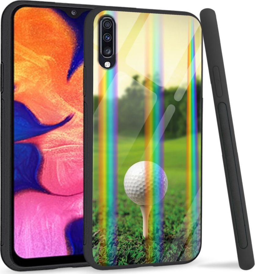 Mojworld Etui na Samsung A70 - Rainbow Series - Golf 1