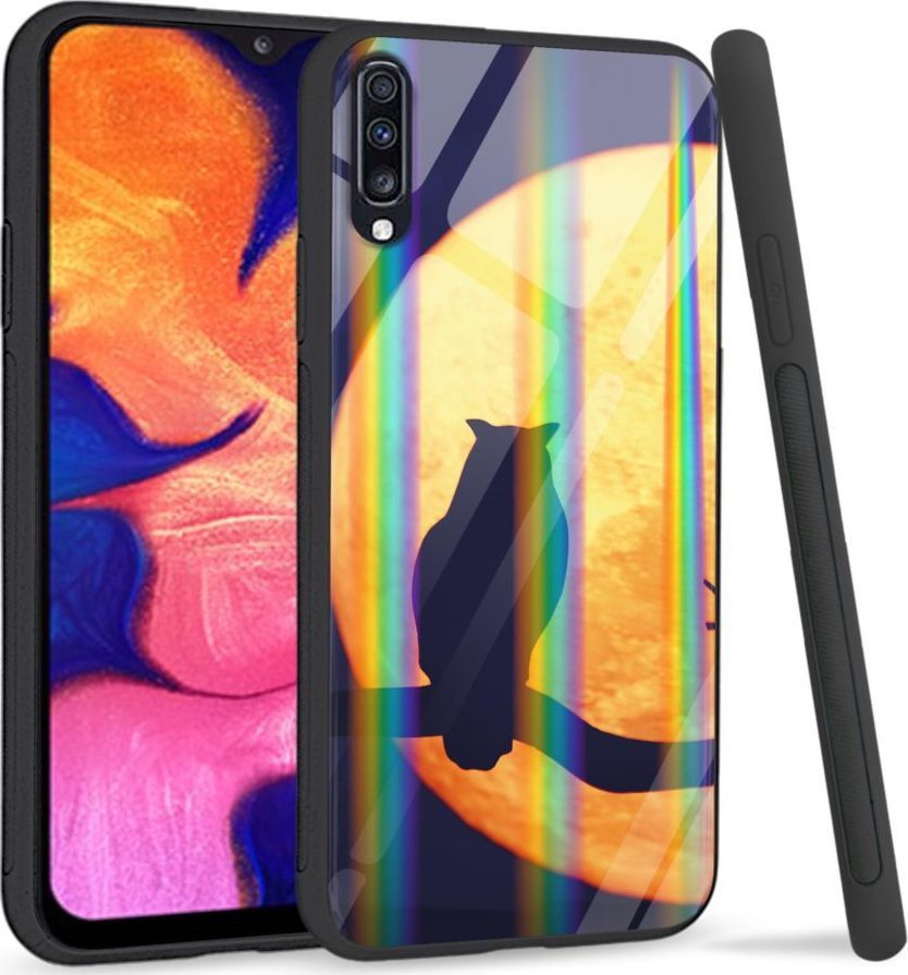Mojworld Etui na Samsung A70 - Rainbow Series - Night Owl 1