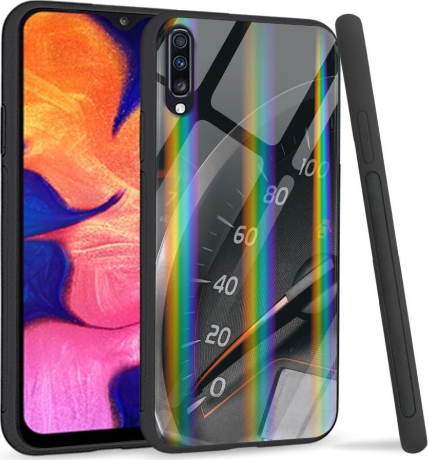 Mojworld Etui na Samsung A70 - Rainbow Series - Speed Limit 1