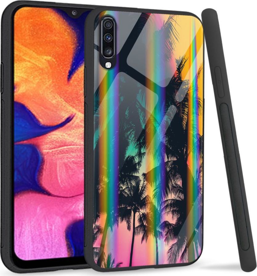 Mojworld Etui na Samsung A70 - Rainbow Series - Trance 1