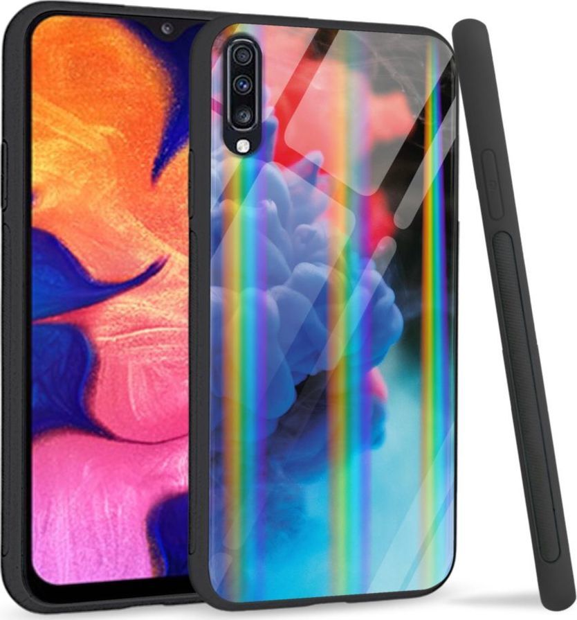 Mojworld Etui na Samsung A70 - Rainbow Series - Water color 1
