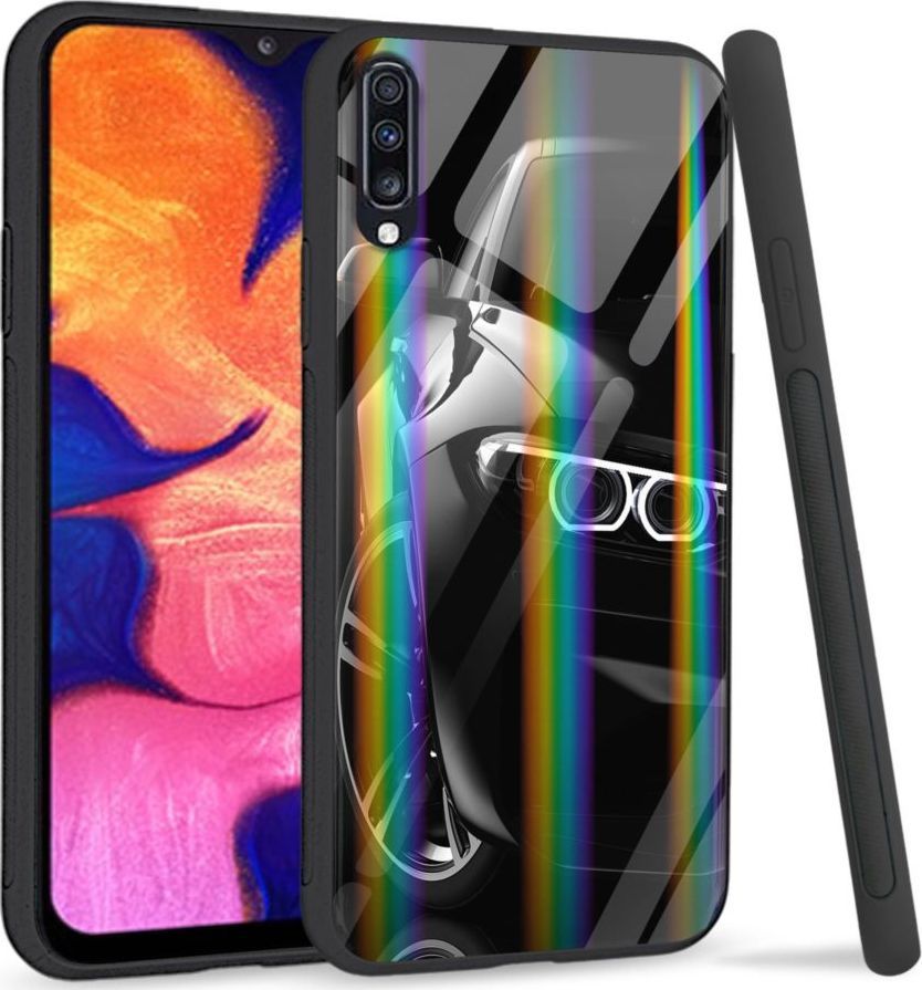 Mojworld Etui na Samsung A70 - Rainbow Series - LED headlights 1