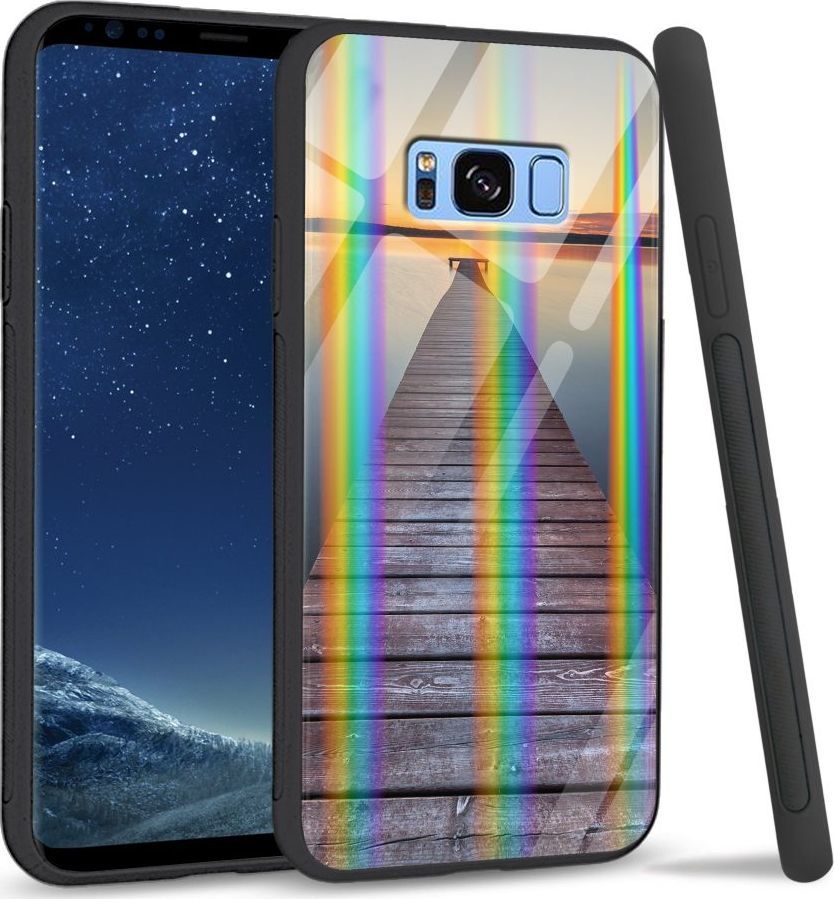 Mojworld Etui na Samsung S8 Plus - Rainbow Case - Pier 1