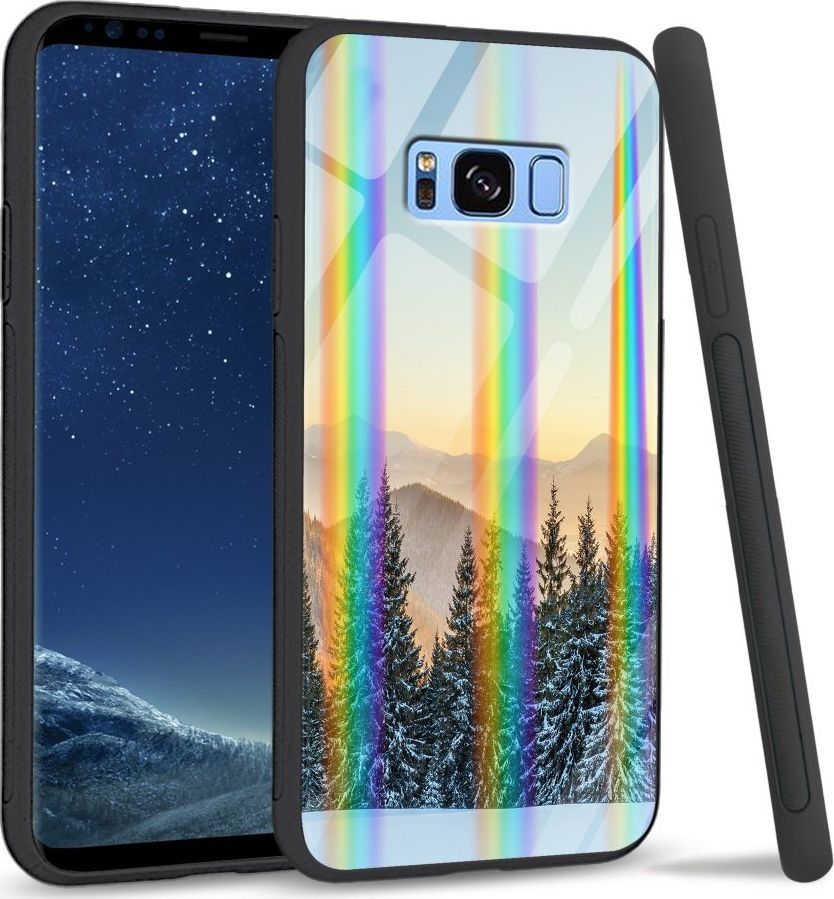 Mojworld Etui na Samsung S8 Plus - Rainbow Case - Cool Winter 1
