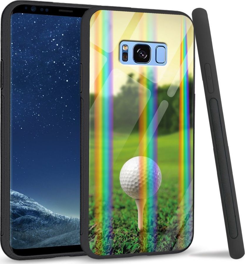 Mojworld Etui na Samsung S8 Plus - Rainbow Case - Golf 1