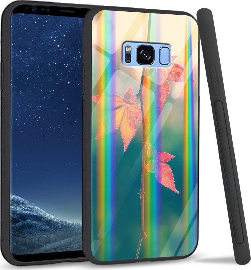 Mojworld Etui na Samsung S8 Plus - Rainbow Case - Autumn Leaves 1