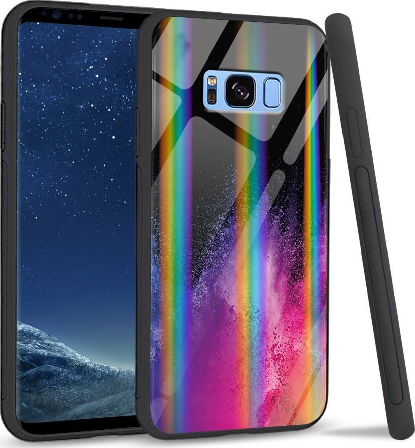 Mojworld Etui na Samsung S8 Plus - Rainbow Case - Splash Colors 1