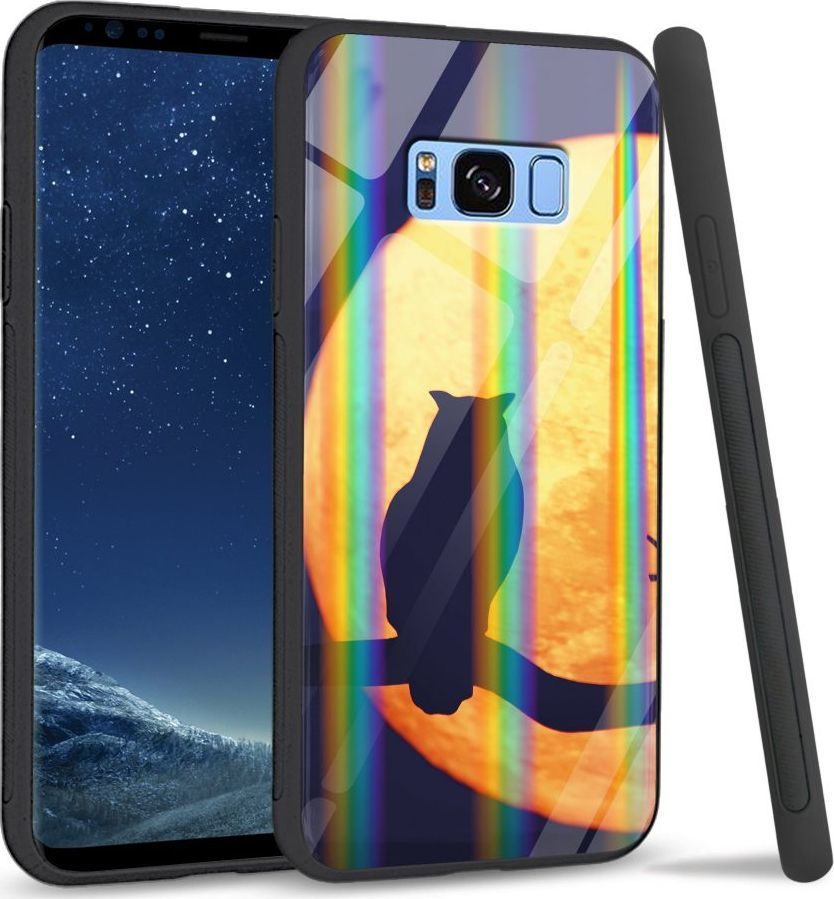 Mojworld Etui na Samsung S8 Plus - Rainbow Case - Night Owl 1